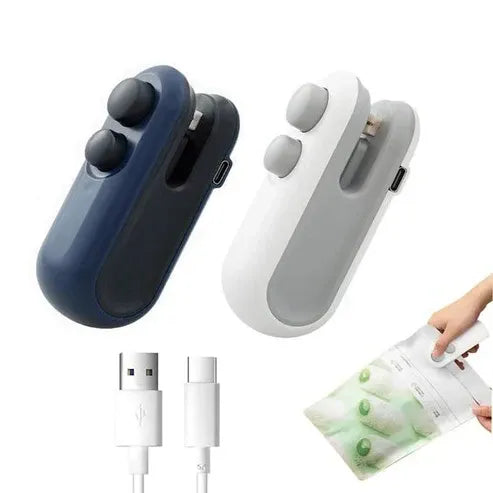 ⚡ 2-in-1 Portable Mini Bag Sealer (USB Charging)