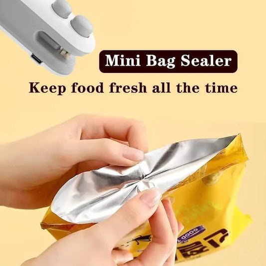 ⚡ 2-in-1 Portable Mini Bag Sealer (USB Charging)